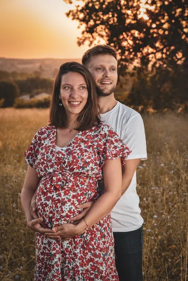 photographie de grossesse en couple