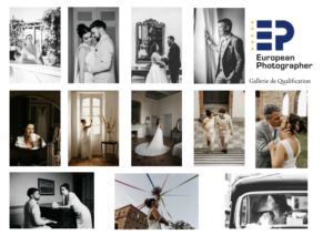 Planche de 12 photographies primées, titre de photographe européenne