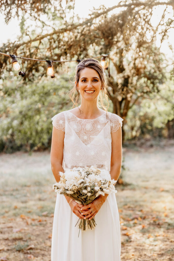 portrait mariée au mas cantegril