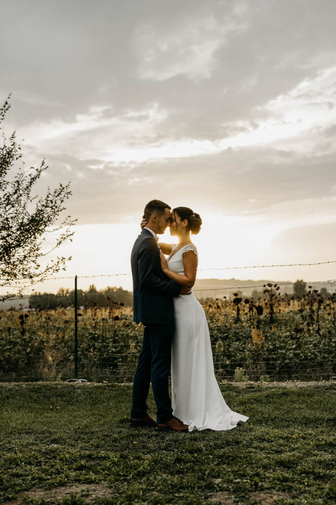 PHOTO DE COUPLE COUCHER DE SOLEIL