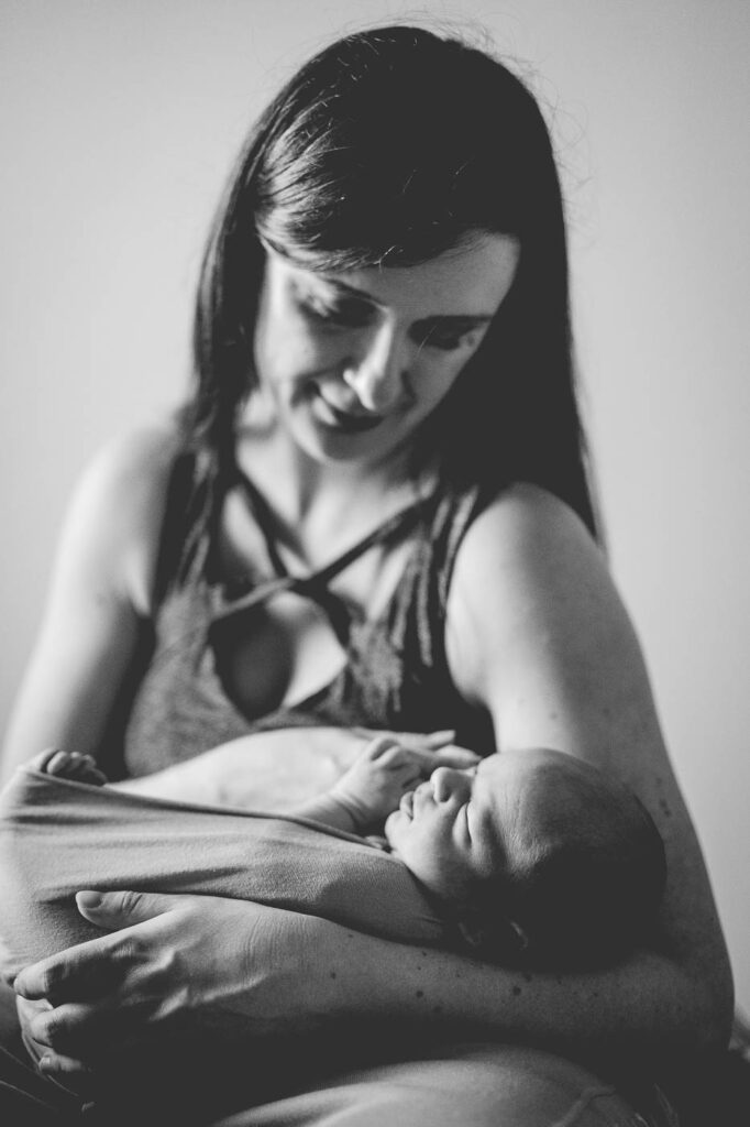 photo d'une maman avec son bébé