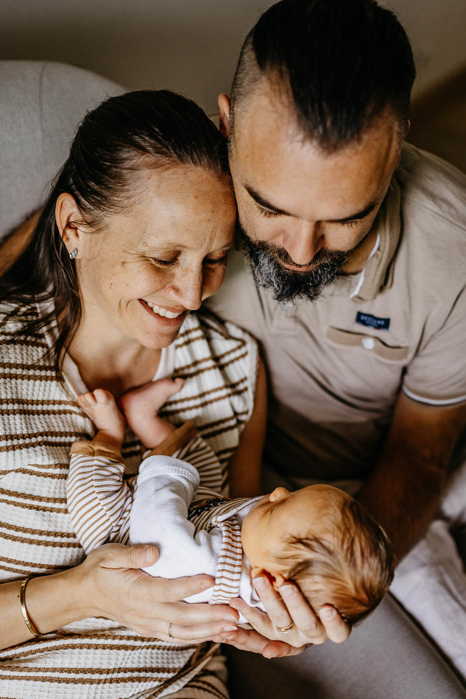 les parents avec leurs bébé